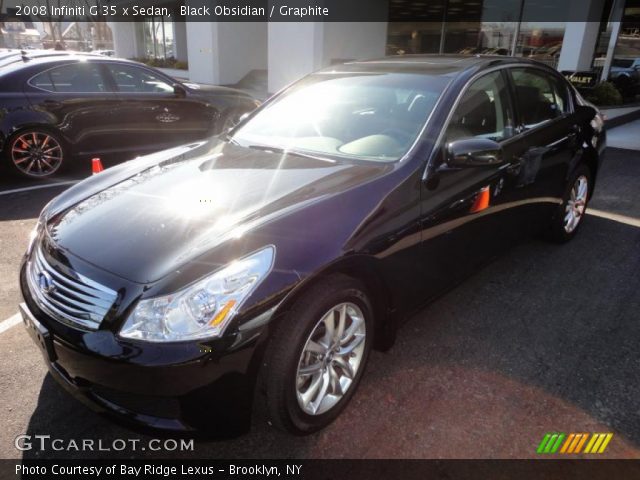 2008 Infiniti G 35 x Sedan in Black Obsidian