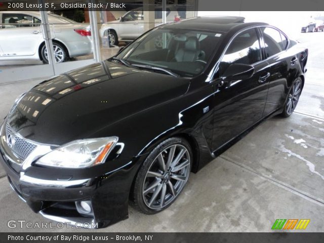 2008 Lexus IS F in Obsidian Black