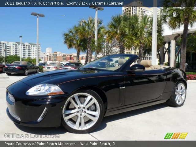 2011 Jaguar XK XKR Convertible in Ebony Black