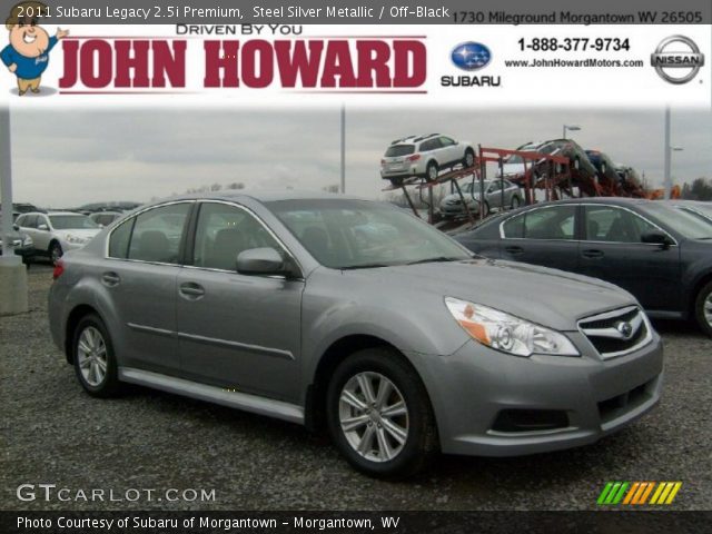 2011 Subaru Legacy 2.5i Premium in Steel Silver Metallic