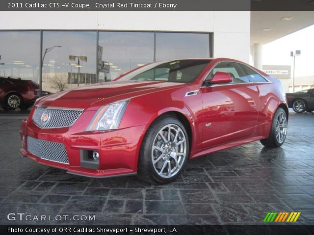 2011 Cadillac CTS -V Coupe in Crystal Red Tintcoat
