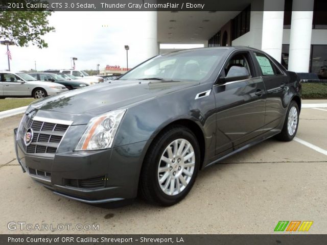 2011 Cadillac CTS 3.0 Sedan in Thunder Gray ChromaFlair