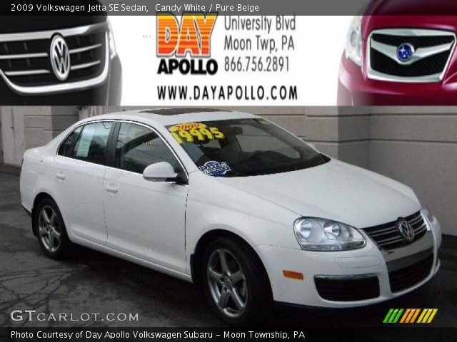 2009 Volkswagen Jetta SE Sedan in Candy White