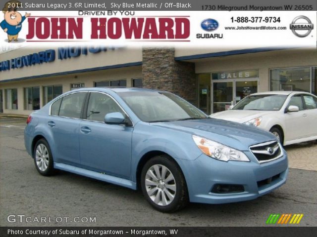 2011 Subaru Legacy 3.6R Limited in Sky Blue Metallic