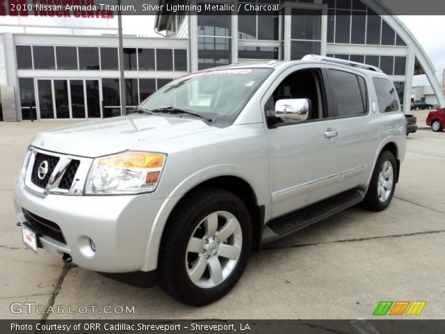 2010 Nissan Armada Titanium in Silver Lightning Metallic
