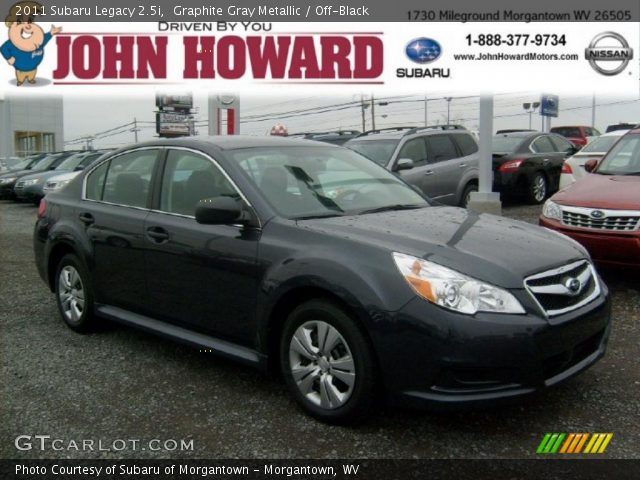 2011 Subaru Legacy 2.5i in Graphite Gray Metallic