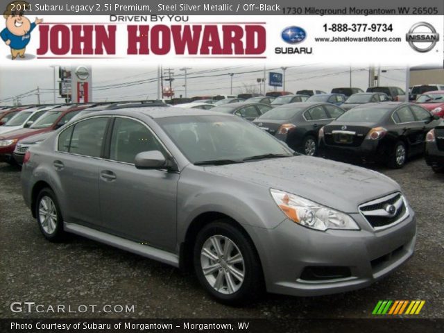 2011 Subaru Legacy 2.5i Premium in Steel Silver Metallic