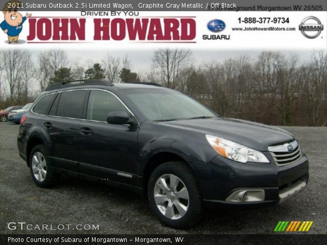 2011 Subaru Outback 2.5i Limited Wagon in Graphite Gray Metallic