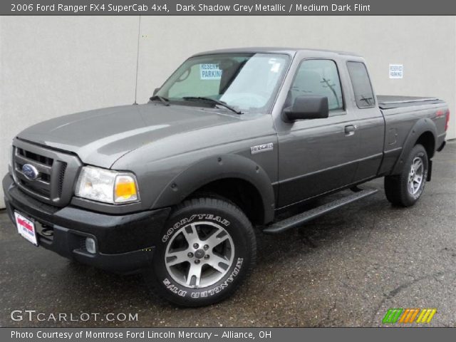 2006 Ford Ranger FX4 SuperCab 4x4 in Dark Shadow Grey Metallic