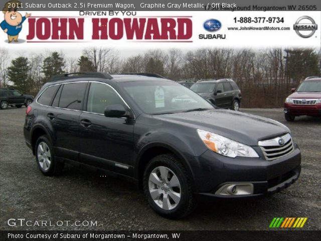 2011 Subaru Outback 2.5i Premium Wagon in Graphite Gray Metallic