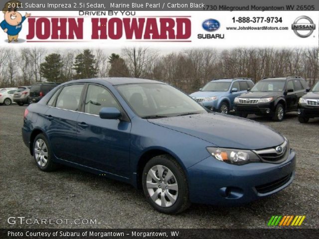 2011 Subaru Impreza 2.5i Sedan in Marine Blue Pearl