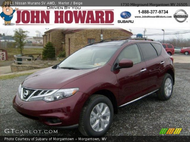 2011 Nissan Murano SV AWD in Merlot