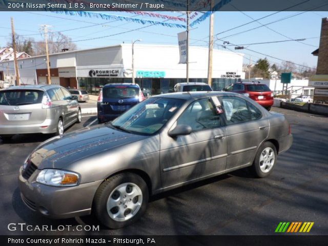 2004 Nissan Sentra 1.8 S in Bronze Shimmer