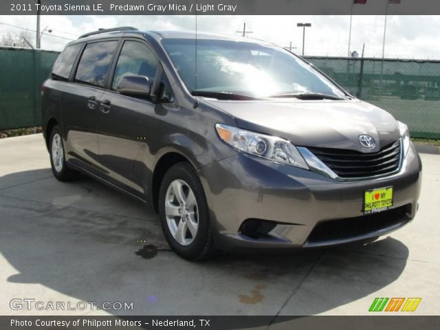 2011 Toyota Sienna LE in Predawn Gray Mica