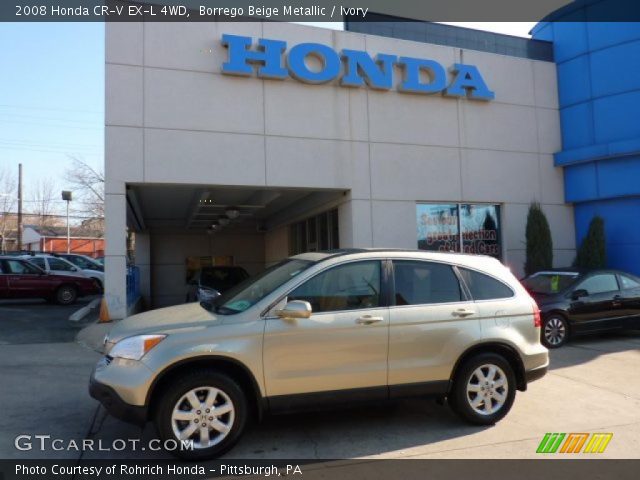 2008 Honda CR-V EX-L 4WD in Borrego Beige Metallic