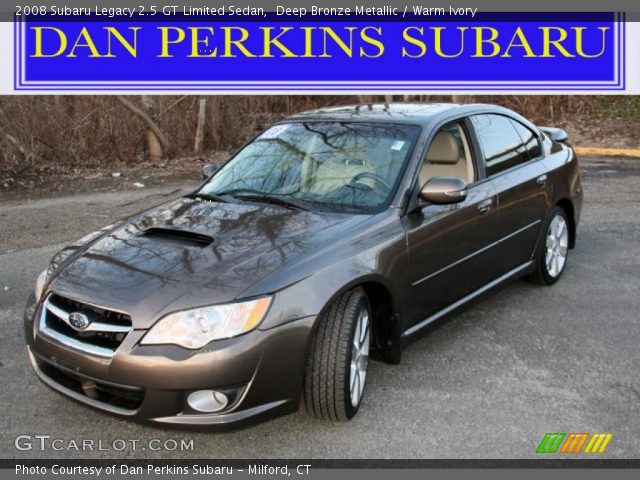 2008 Subaru Legacy 2.5 GT Limited Sedan in Deep Bronze Metallic