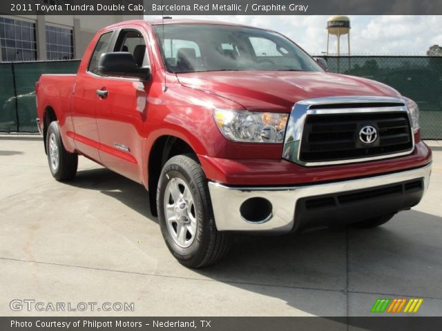 2011 Toyota Tundra Double Cab in Barcelona Red Metallic
