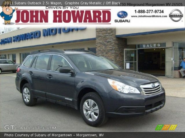 2011 Subaru Outback 2.5i Wagon in Graphite Gray Metallic