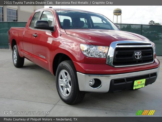 2011 Toyota Tundra Double Cab in Barcelona Red Metallic