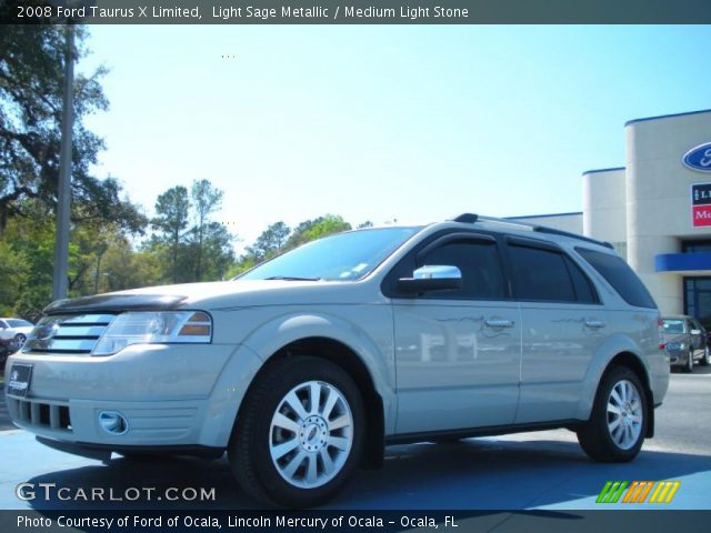 2008 Ford Taurus X Limited in Light Sage Metallic