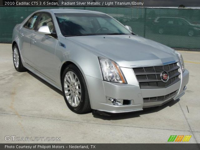 2010 Cadillac CTS 3.6 Sedan in Radiant Silver Metallic