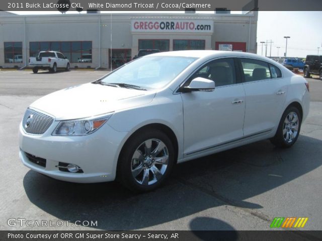 2011 Buick LaCrosse CXL in White Diamond Tricoat