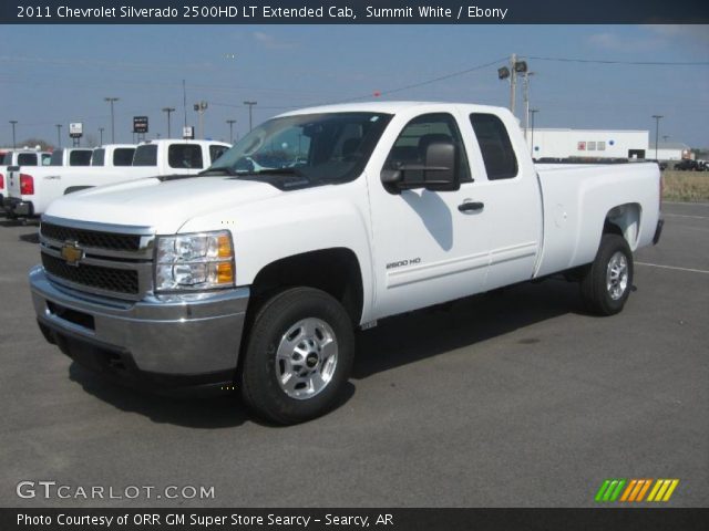 2011 Chevrolet Silverado 2500HD LT Extended Cab in Summit White