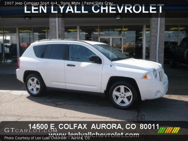 2007 Jeep Compass Sport 4x4 in Stone White