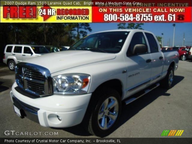 2007 Dodge Ram 1500 Laramie Quad Cab in Bright White