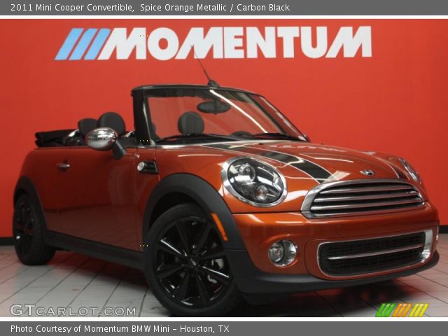 2011 Mini Cooper Convertible in Spice Orange Metallic