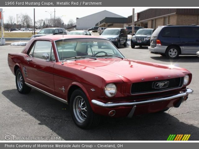 1966 Ford Mustang Coupe in Metallic Red