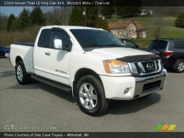 2009 Nissan Titan LE King Cab 4x4 in Blizzard White
