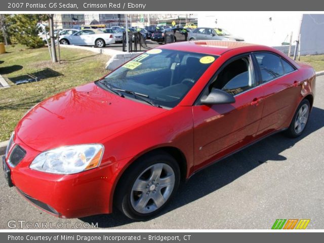 2007 Pontiac G6 Sedan in Crimson Red