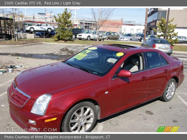 2005 Cadillac STS V8 in Red Line