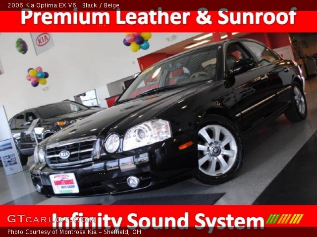 2006 Kia Optima EX V6 in Black