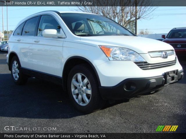 2007 Honda CR-V EX-L 4WD in Taffeta White