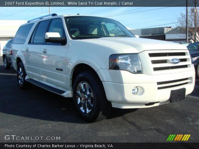 2007 Ford Expedition EL Limited in White Sand Tri Coat Metallic