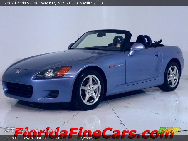 2002 Honda S2000 Roadster in Suzuka Blue Metallic
