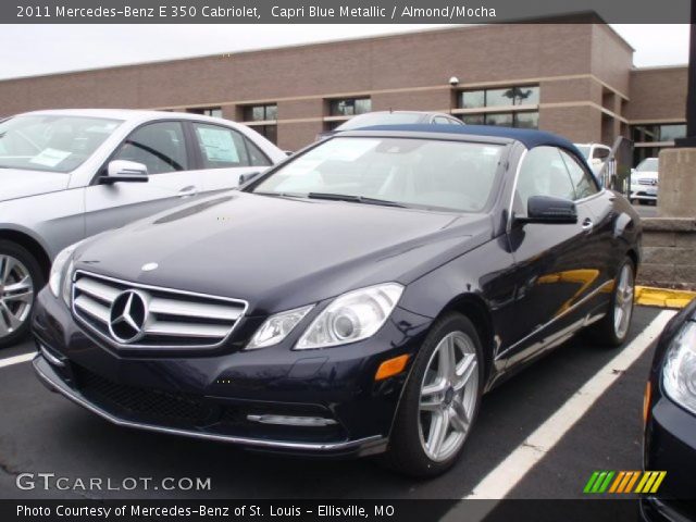 2011 Mercedes-Benz E 350 Cabriolet in Capri Blue Metallic