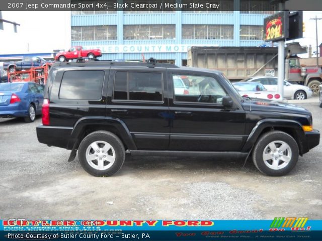 2007 Jeep Commander Sport 4x4 in Black Clearcoat