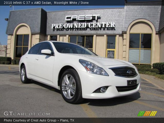 2010 Infiniti G 37 x AWD Sedan in Moonlight White