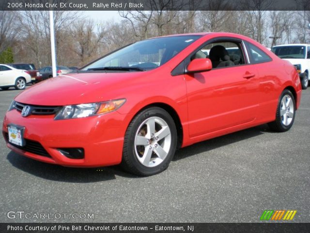 2006 Honda Civic EX Coupe in Rallye Red