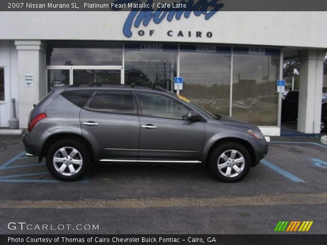 2007 Nissan Murano SL in Platinum Pearl Matallic