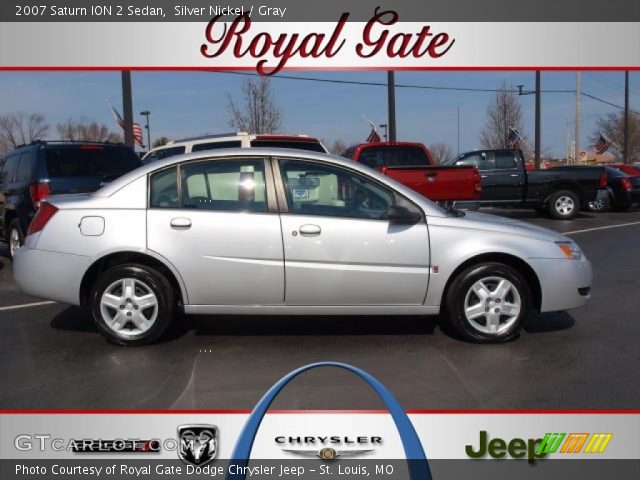 2007 Saturn ION 2 Sedan in Silver Nickel