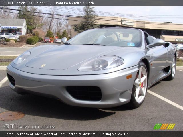 2001 Ferrari 360 Spider F1 in Titanium Metallic