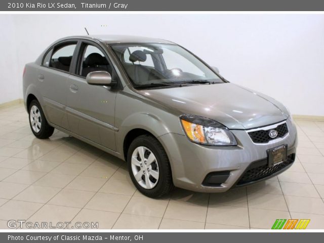 2010 Kia Rio LX Sedan in Titanium