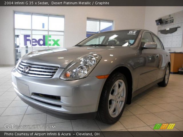 2004 Infiniti G 35 x Sedan in Desert Platinum Metallic