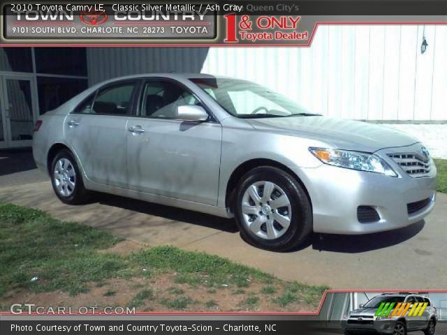 2010 Toyota Camry LE in Classic Silver Metallic