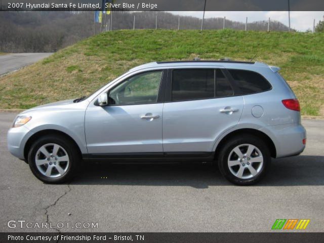 2007 Hyundai Santa Fe Limited in Silver Blue