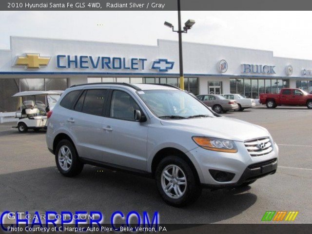 2010 Hyundai Santa Fe GLS 4WD in Radiant Silver
